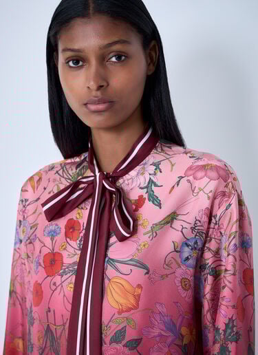 Flora Degrade Shirt Gucci Flora Degrade Shirt Red guc0261126