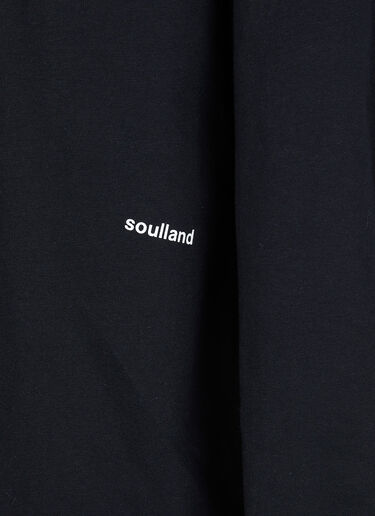 Soulland 디마 긴소매 티셔츠 블랙 sld0352003