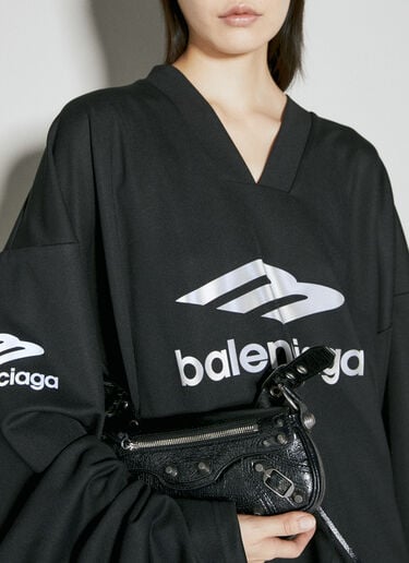 Balenciaga ル カゴール XS スリングショルダーバッグ ブラック bal0255060
