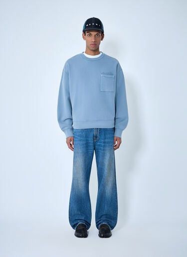 Marni Cotton Jersey Sweatshirt Blue mni0163005