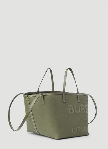 Burberry Horseferrry キャンバスミニトートバッグ カーキ bur0245054