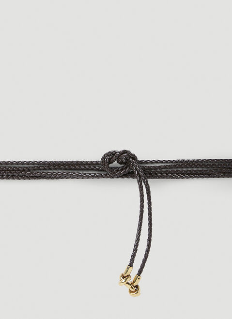 Courrèges Coaxial Knot Belt Black cou0253017