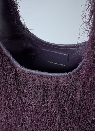 Dries Van Noten Marche Medium Tote Bag Purple dvn0264036