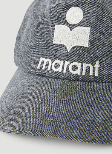 Tyronh Denim Baseball Cap Isabel Marant Tyronh Denim Baseball Cap Grey ibm0250020