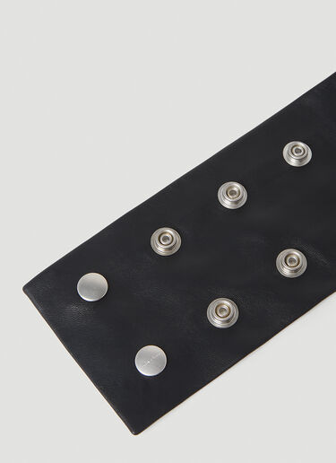 Stud Necklace Rick Owens Stud Necklace Black ric0153029
