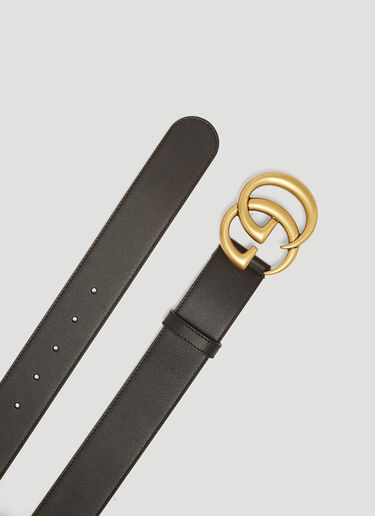 Gucci GG Marmont Leather Belt Black guc0233072