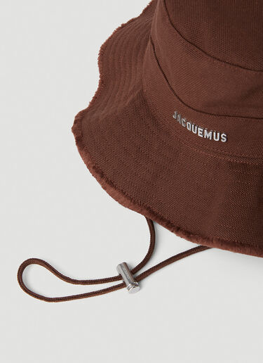 Jacquemus Le Bob Artichaut Hat Brown jac0151037