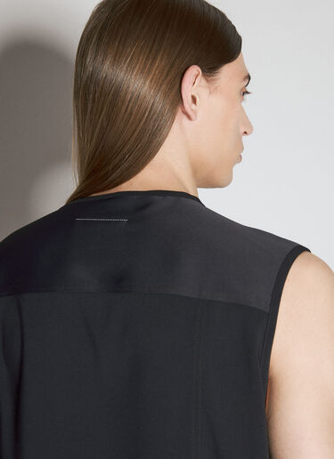MM6 Maison Margiela 工装马甲 黑色 mmm0155004