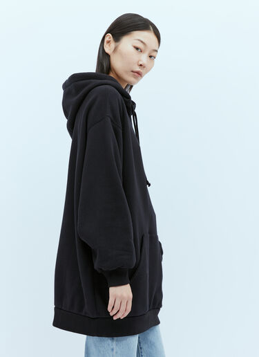 Gucci 맥시 인터로킹 GG 후드 스웨트셔츠 블랙 guc0253069