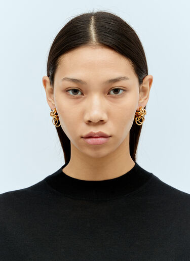 Panconesi Ring Hoop Earrings Gold pcn0354006