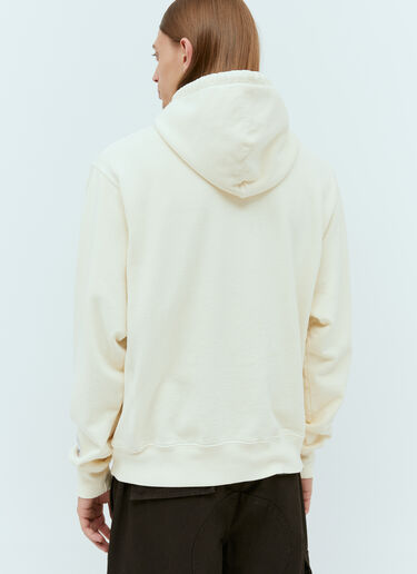 Gallery Dept. Fucked Up Logo Hooded Sweatshirt Beige gdp0152020