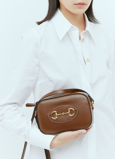 Horsebit 1955 Small Shoulder Bag Gucci Horsebit 1955 Small Shoulder Bag Brown guc0254049