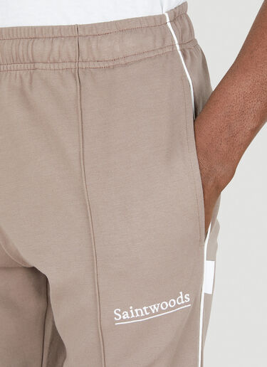 Saintwoods Logo Track Pants Beige swo0146016