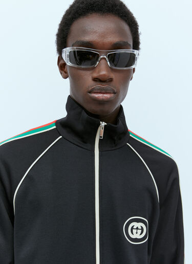 Gucci Web Stripe Track Jacket Black guc0153021