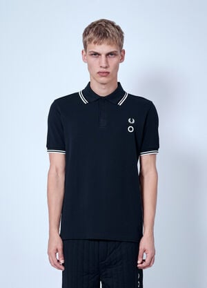 Fred Perry x Craig Green Split Collar Polo Shirt Black fry0166003