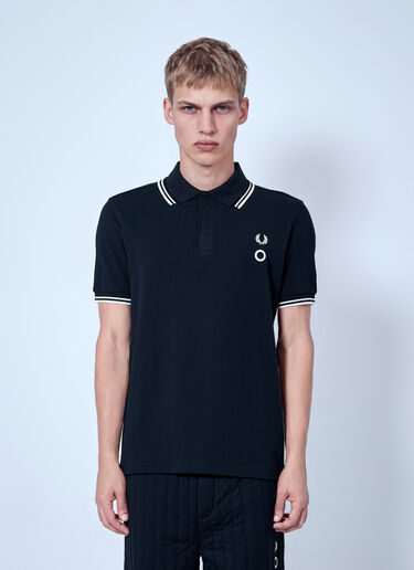 Fred Perry x Craig Green Split Collar Polo Shirt Black fry0166003