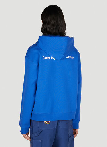 Sky High Farm Workwear Quil Lemons Farm Hooded Sweatshirt Blue skh0352019