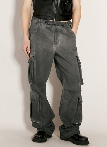 Dolce & Gabbana Drill Cargo Pants Grey dol0156004
