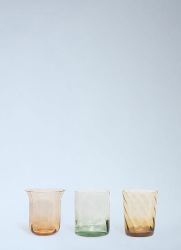 Set Of Six Assorted Tumblers Bitossi Home Set Of Six Assorted Tumblers Multicolour wps0692577