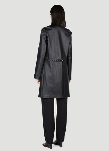 Paris Georgia Faux Leather Jacket Black pag0254004