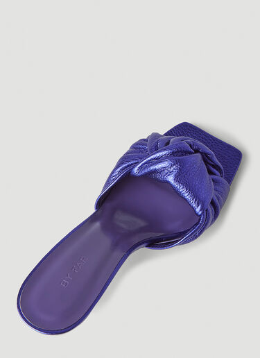 BY FAR Lana Mid Heel Mules Purple byf0250018