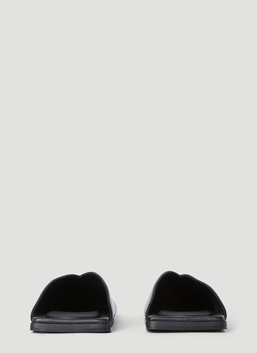 MM6 Maison Margiela Square Mules Black mmm0251027