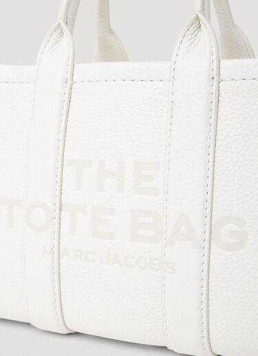 Marc Jacobs Leather Micro Tote Bag White mcj0252004
