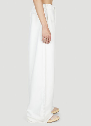Inside Out Track Pants VETEMENTS Inside Out Track Pants White vet0151006