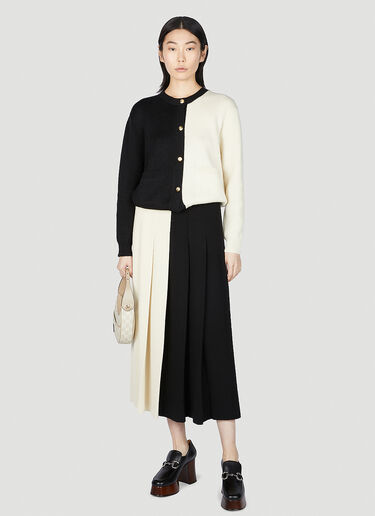 Two Tone Skirt Gucci Two Tone Skirt Black guc0251206