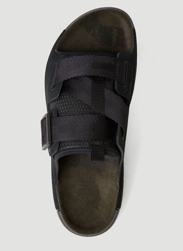 Tape Sandals Stone Island Shadow Project Tape Sandals Black shd0152020