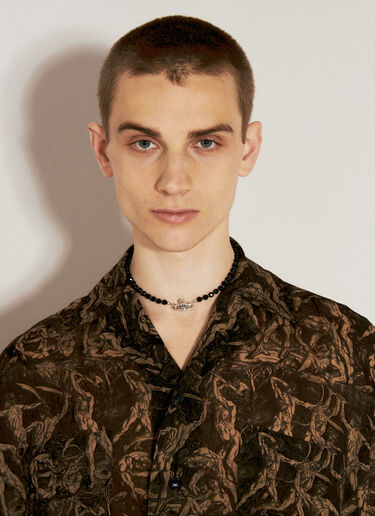 Vivienne Westwood Messaline 颈链  黑色 vww0356010