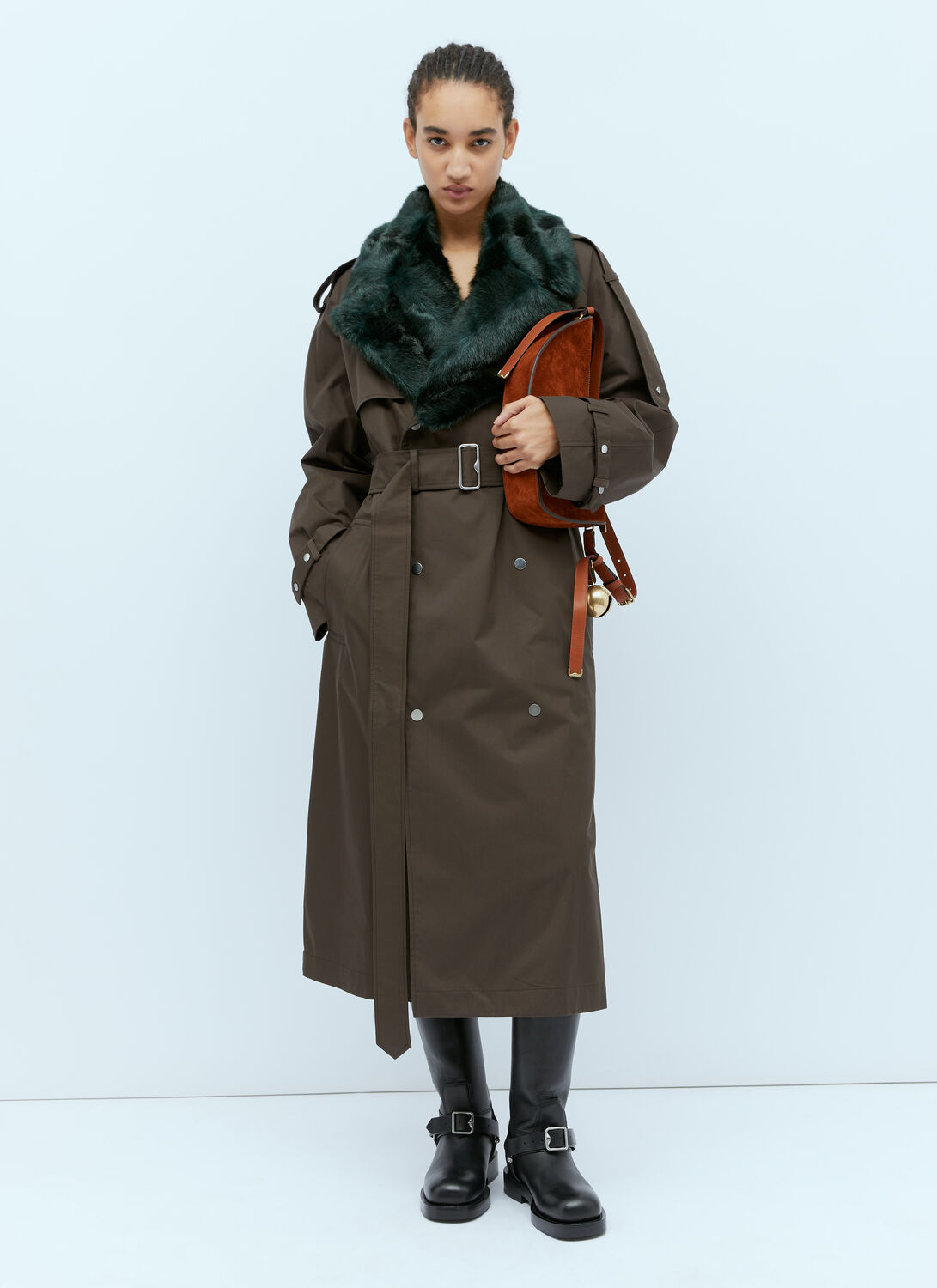 Burberry Kennington Trench Coat In Khaki