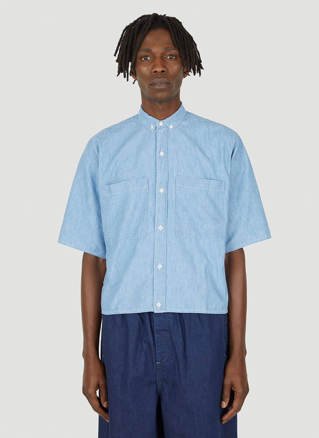 Levi's chambray shirt top