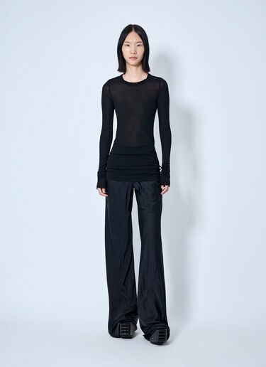 Rick Owens Bias Wide-Leg Pants Black ric0265024