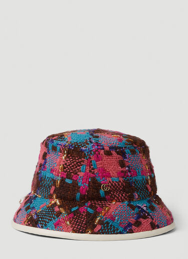 Gucci 체크 트위드 버킷 햇 멀티컬러 guc0251271