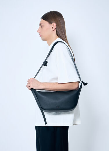Jil Sander Knot Large Crossbody Bag Black jil0159011