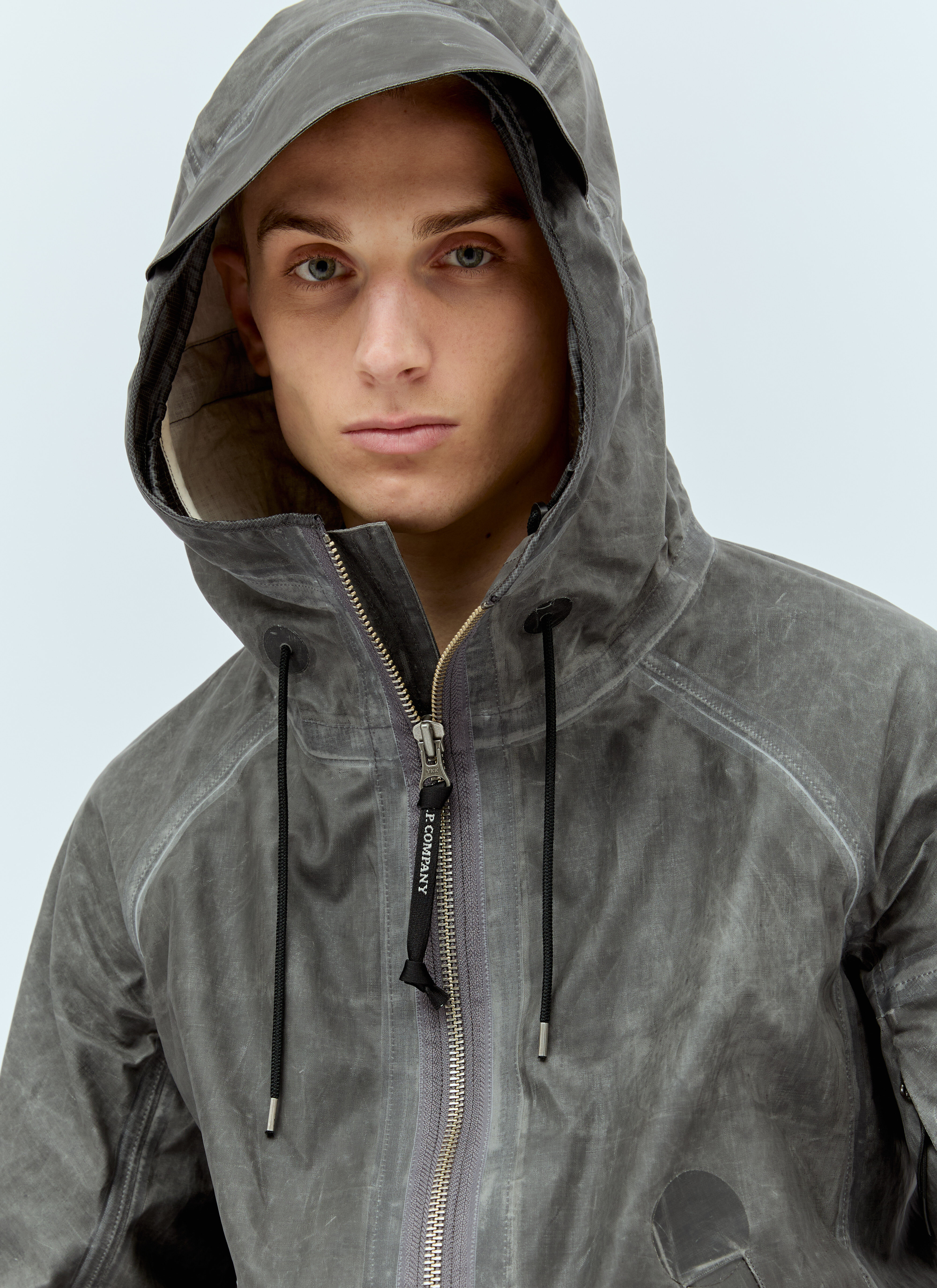 C.P. Company Men's' Two Hooded Jacket in Grey | LN-CC®