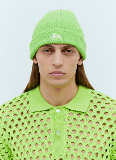 Stüssy Basic Cuff Beanie Hat Green sts0153021