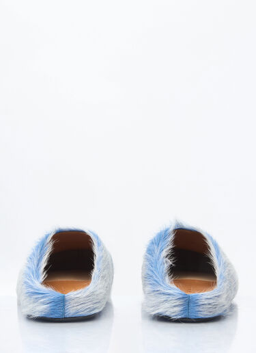 Marni Fussbett Sabot Mules Blue mni0159007