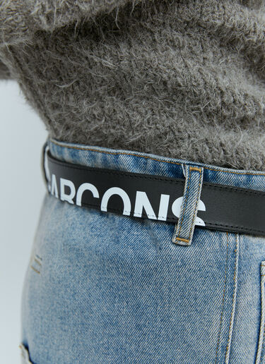 Comme des Garçons Wallet Huge Logo Belt Black cdw0354007