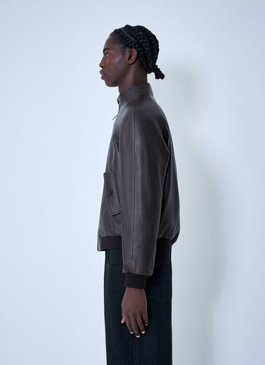 Leather Jacket Prada Leather Jacket Brown pra0162001