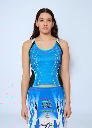 Gina Corrieri Racer Vest Blue gcr0264004