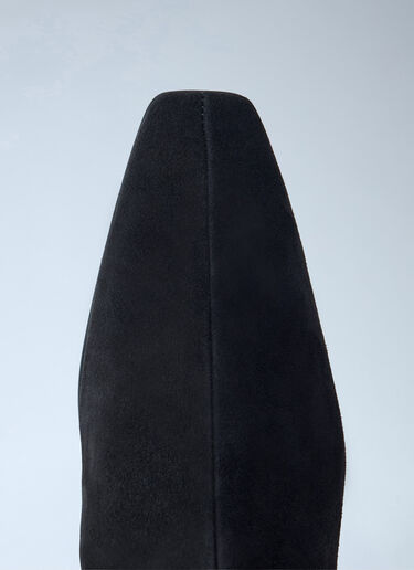 Toteme Zipped Suede Chelsea Boots Black tot0265068