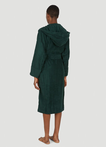 Hooded Bath Robe Tekla Hooded Bath Robe Green tek0349013