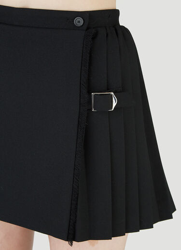 Balenciaga ミニキルトスカート ブラック bal0245124