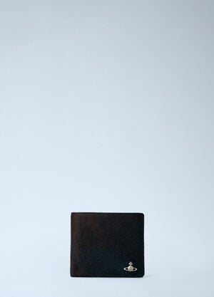 Vivienne Westwood Bi-Fold Leather Wallet Black vvw0163015