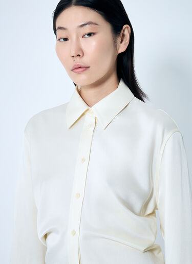TOTEME Slouch Waist Shirt Cream tot0259042
