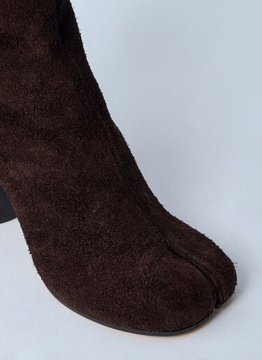 Tabi Suede Boots Maison Margiela Tabi Suede Boots Brown mla0260008
