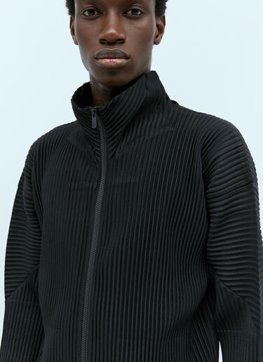 플리츠 스웨터 Homme Plissé Issey Miyake 플리츠 스웨터 블랙 hmp0154011