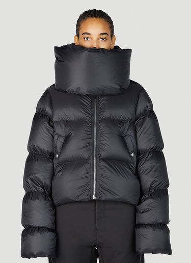 크롭 퍼퍼 재킷 Rick Owens 크롭 퍼퍼 재킷 블랙 ric0253001